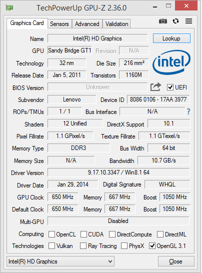 Haga clic en la imagen para ver una versión más grande  Nombre:	cpu-z 2.36.0.png Visitas:	0 Size:	34,5 KB ID:	222118