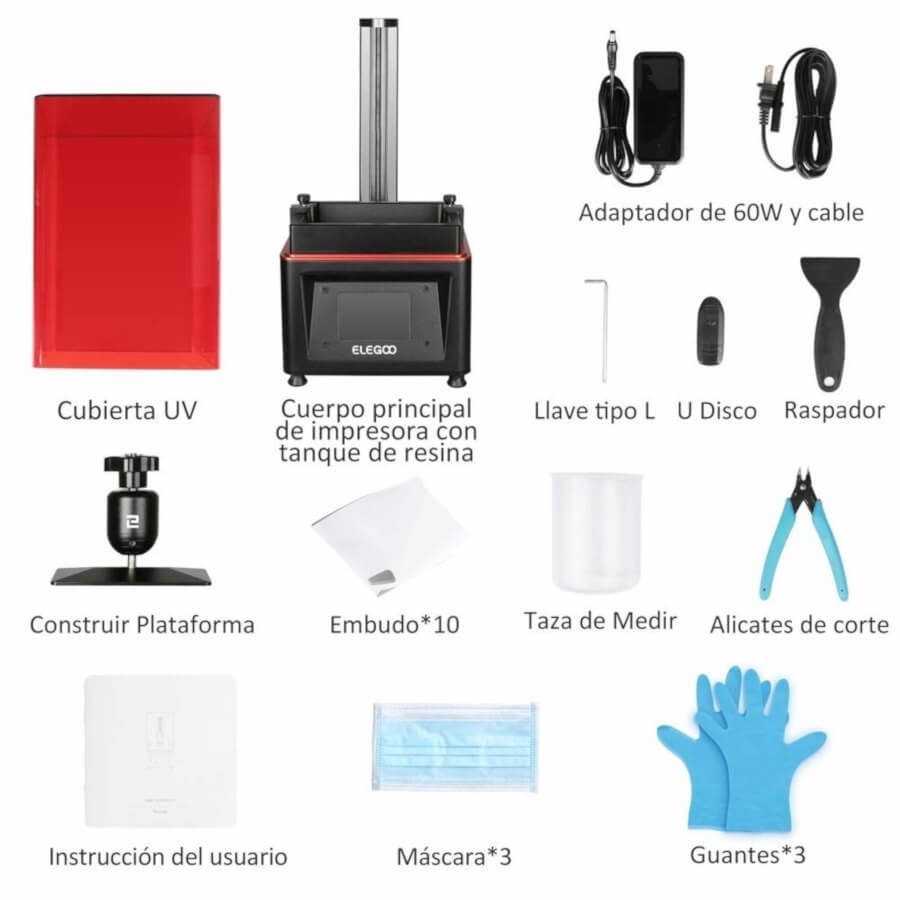 Lavable de agua de la resina UV impresora 3D de fácil limpieza LCD SLA de  resina DLP facilitan la limpieza de la resina impresora 3D. - China La  resina curables UV, resinas