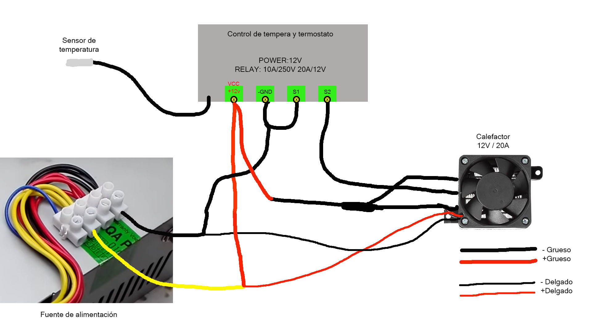 Haga clic en la imagen para ver una versión más grande

Nombre:	Diagrama de conexiones eléctricas Calentador.jpg
Visitas:	7731
Size:	192,3 KB
ID:	223925