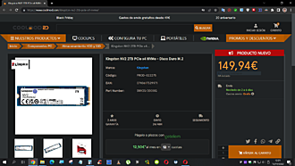 Haga clic en la imagen para ver una versión más grande

Nombre:	Kingston NV2 2TB PCIe x4 NVMe Disco Duro M.2 - C.png
Visitas:	276
Size:	386,5 KB
ID:	227661