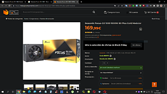 Haga clic en la imagen para ver una versión más grande

Nombre:	seasonic 1000w pcc-169.99.png
Visitas:	321
Size:	483,0 KB
ID:	227664