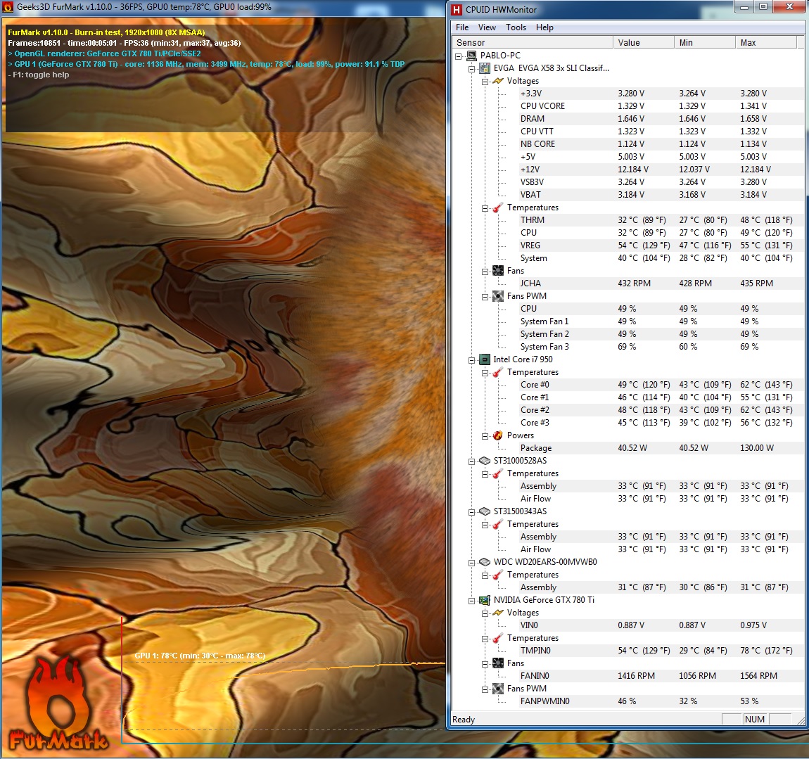 Haga clic en la imagen para ver una versión más grande

Nombre:	Furmark temps.jpg
Visitas:	1
Size:	438,6 KB
ID:	174058